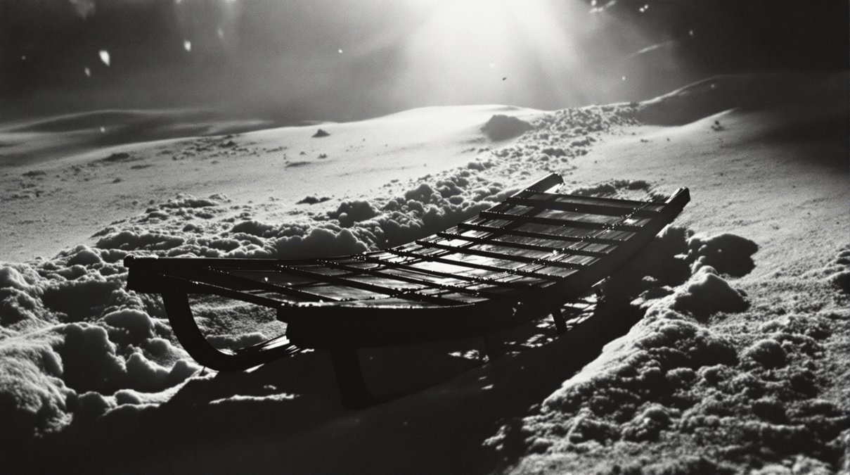 公民凯恩 分镜图：深焦之下，童年的雪橇